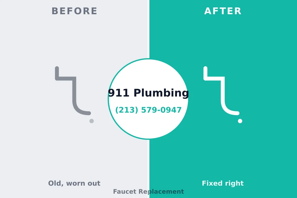 Before and after: plumbing repair White City, OR